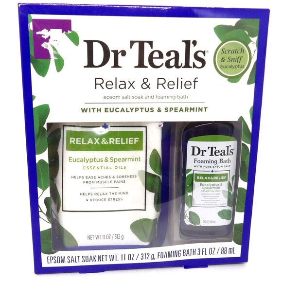 Dr. Teel's Other - Dr. Teel's Relax & Relief epsom salt soak and foaming bath NEW